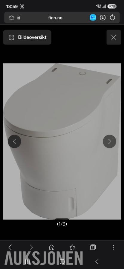 2019 Ekotoi 1200 Forbrenningstoalett V2
