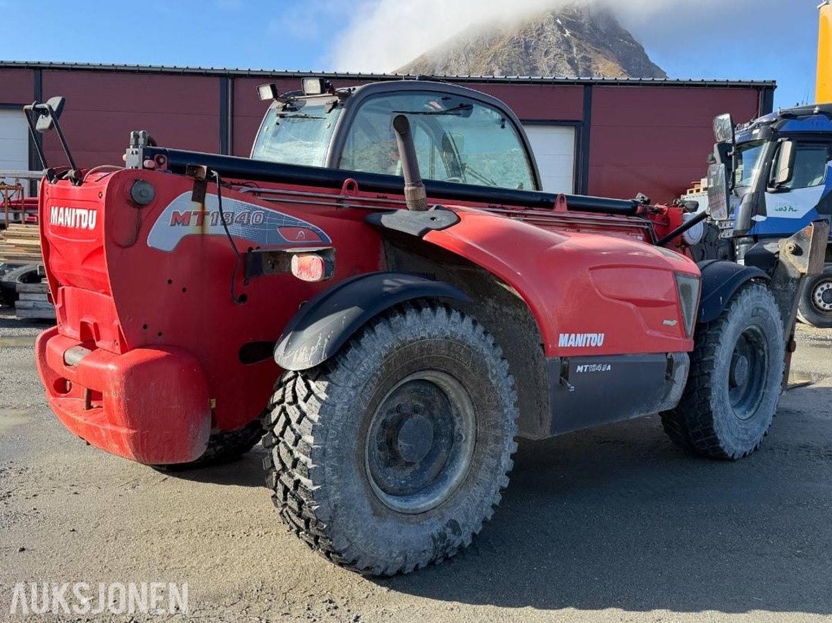 2016 Manitou MT 1840 teleskoptruck m/ vektmåler - 3570 timer