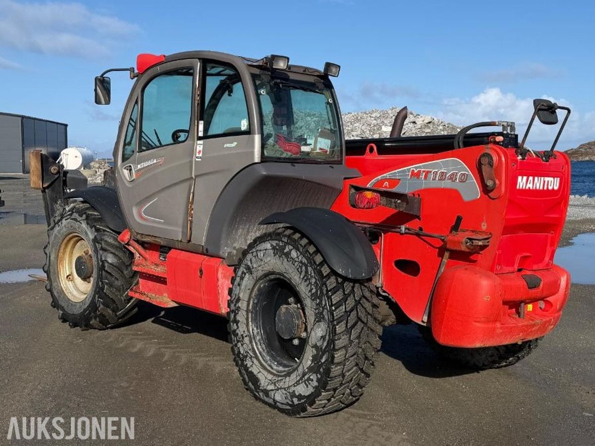 2016 Manitou MT 1840 teleskoptruck m/ vektmåler - 3570 timer