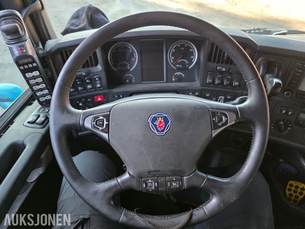 2015 Scania R580 V8 8X4 krokbil 24 T Brøyterigget-retarder