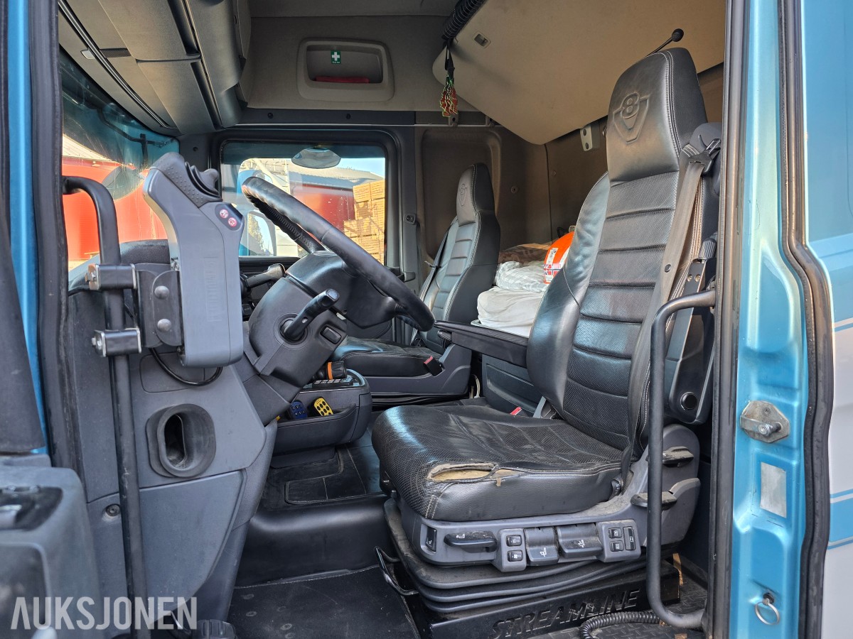 2015 Scania R580 V8 8X4 krokbil 24 T Brøyterigget-retarder
