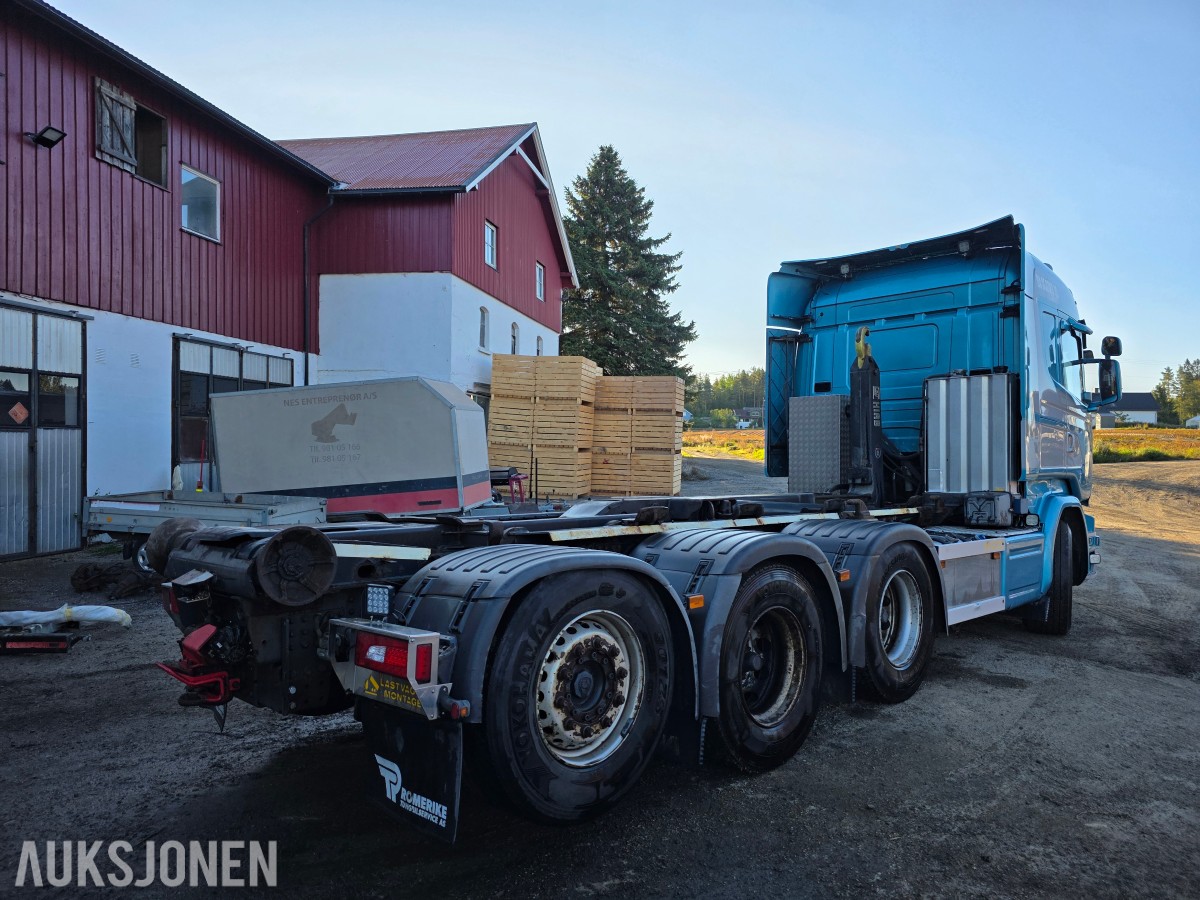 2015 Scania R580 V8 8X4 krokbil 24 T Brøyterigget-retarder