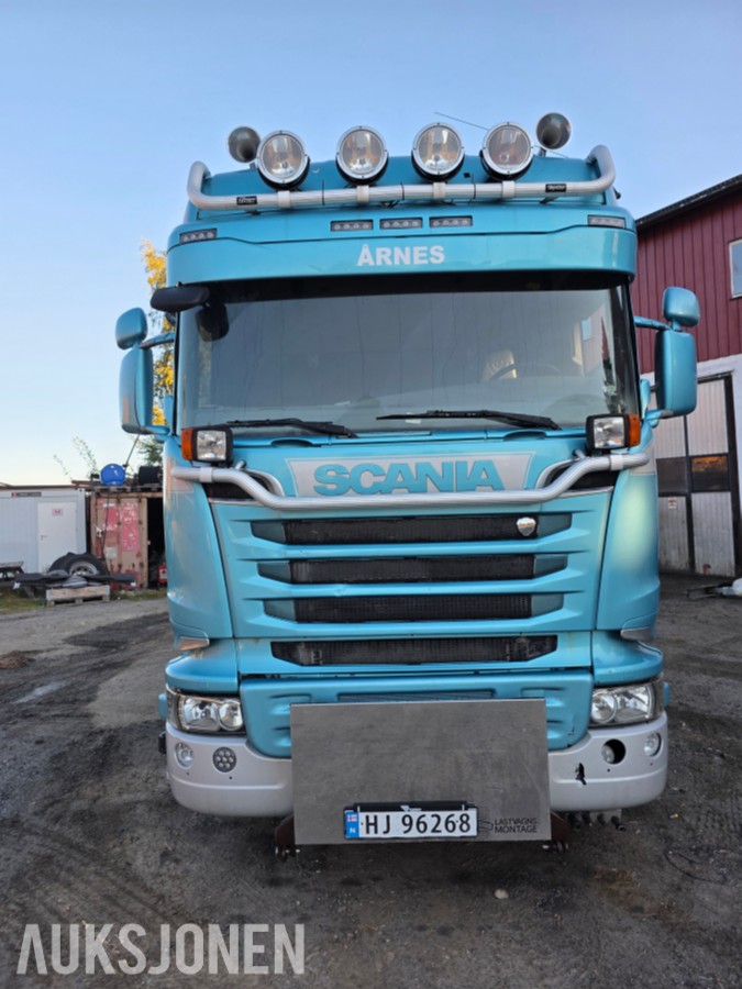 2015 Scania R580 V8 8X4 krokbil 24 T Brøyterigget-retarder