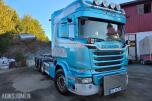 2015 Scania R580 V8 8X4 krokbil 24 T Brøyterigget-retarder