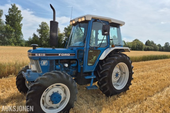 1986 Ford 5610 II traktor KUN 1977 timer super deluxe hytte-alltid lagret tørt inne
