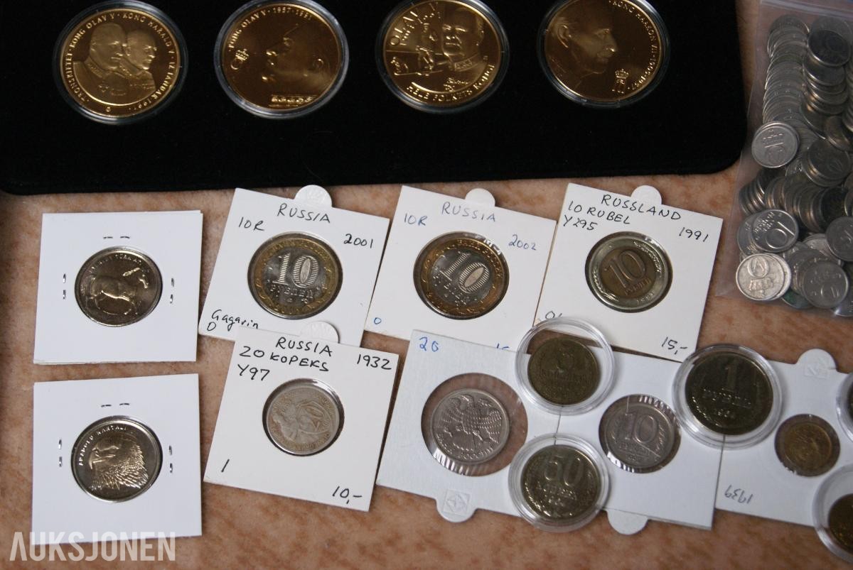 Mynter og Medaljer i Skrin - ingen minstepris