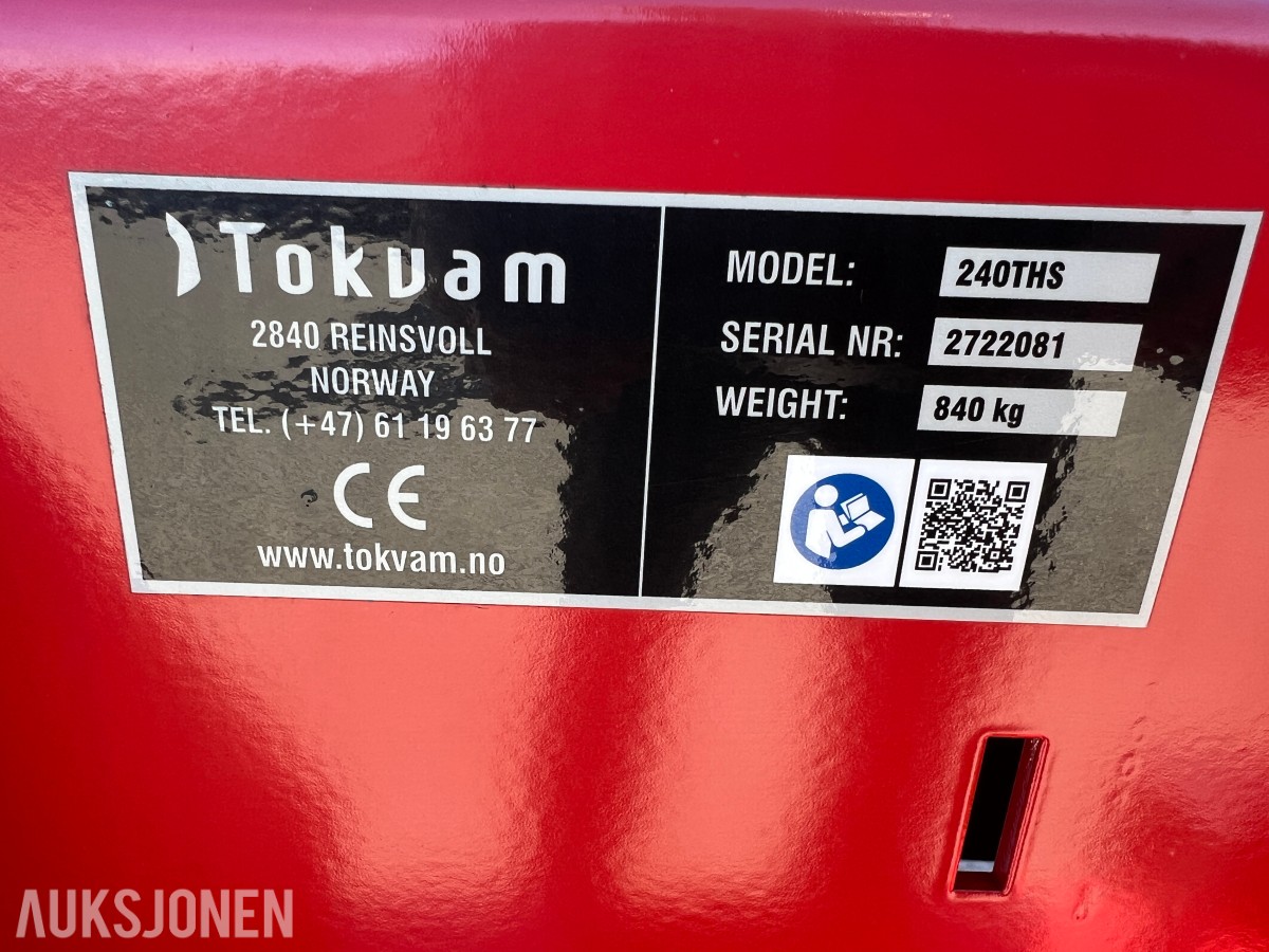 Tokvam snøfreser 240 THS
