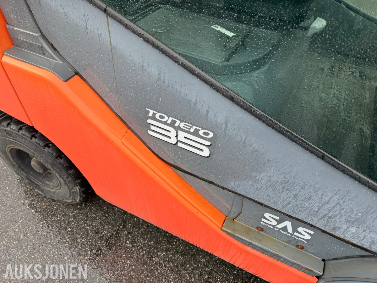 2010 Toyota Tonero 35 Gaffeltruck Høyløft