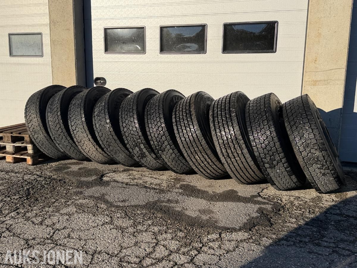 Nokian lastebildekk med felg - M+S