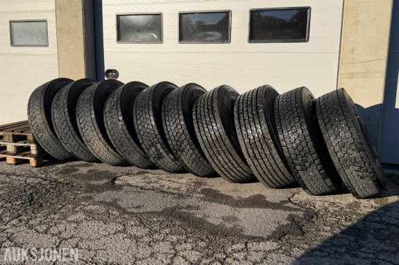 Nokian lastebildekk med felg - M+S