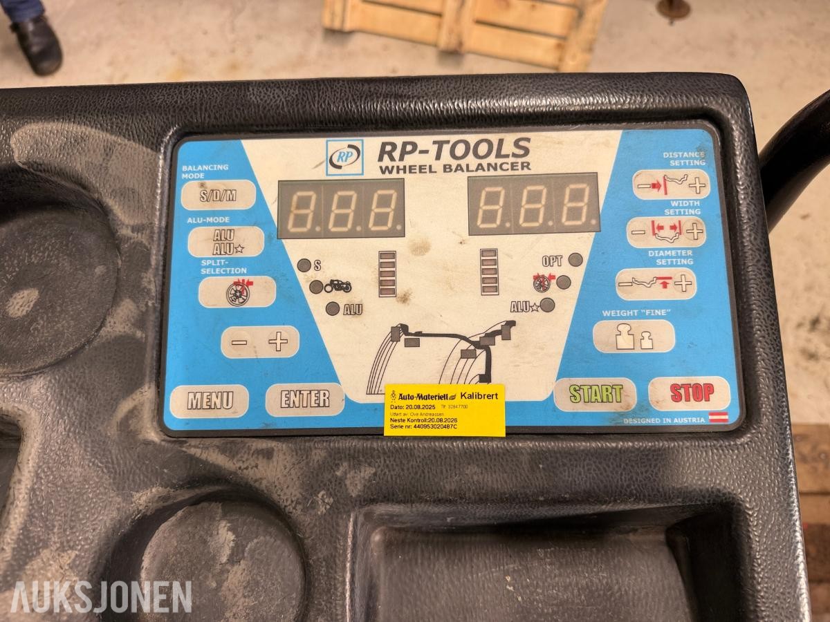 2015 RP Tools RP-U120PN avbalanseringsmaskin