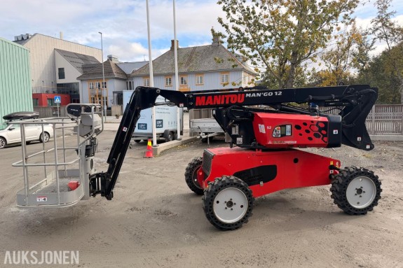 Manitou MAN GO 12 - 2021 - dieseldrevet knekkarmlift - kun 480 timer