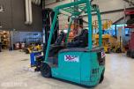 2015 Mitsubishi FB18CPNT Gaffeltruck – 1,8 tonn – gaffelspreder – sideforskyvning