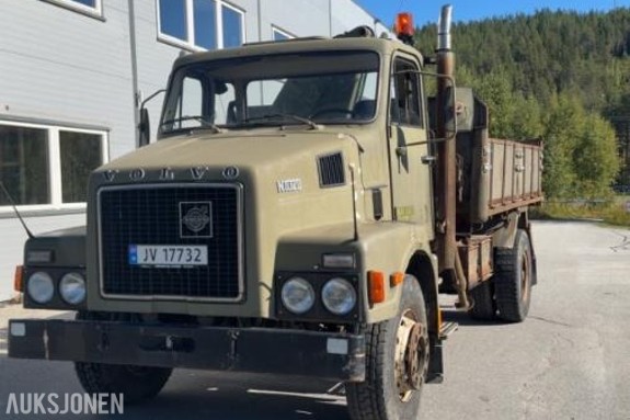 1978 Volvo N 10-46 4X2 Med Kran og tippkasse EU OK TIL 07.2028