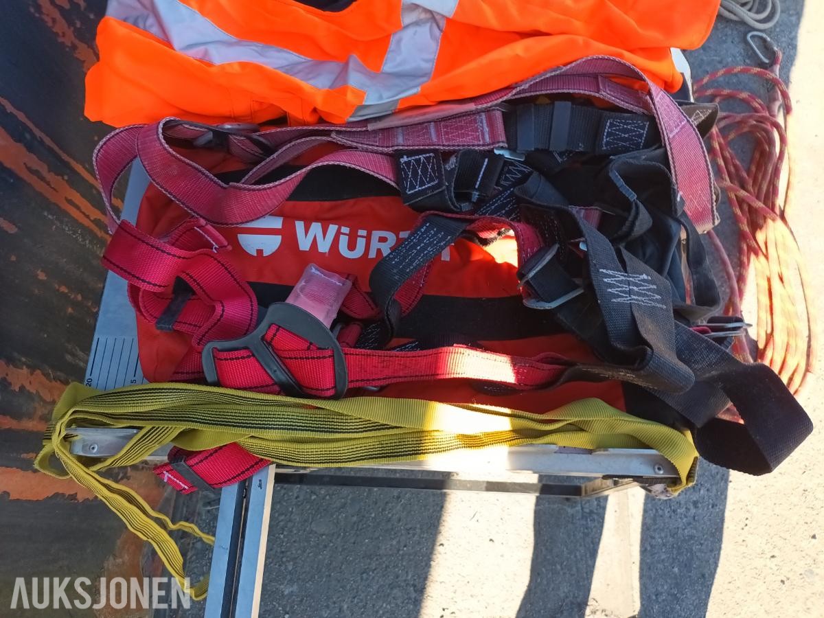 Fallsikring Wurth fallsikrings-seler, blokke og liner