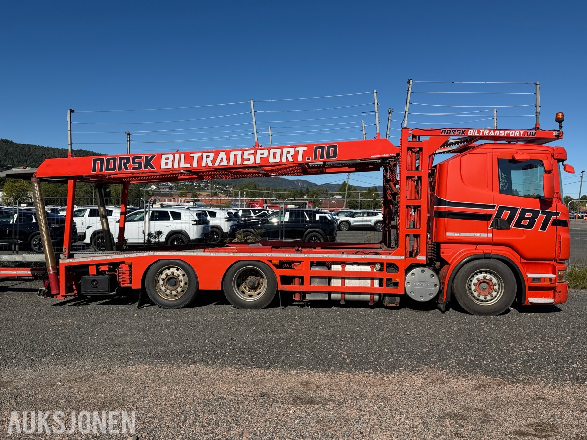 2011 Scania R500 bilfrakter med henger