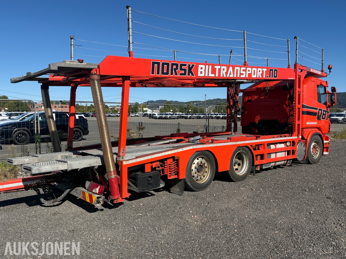 2011 Scania R500 bilfrakter med henger