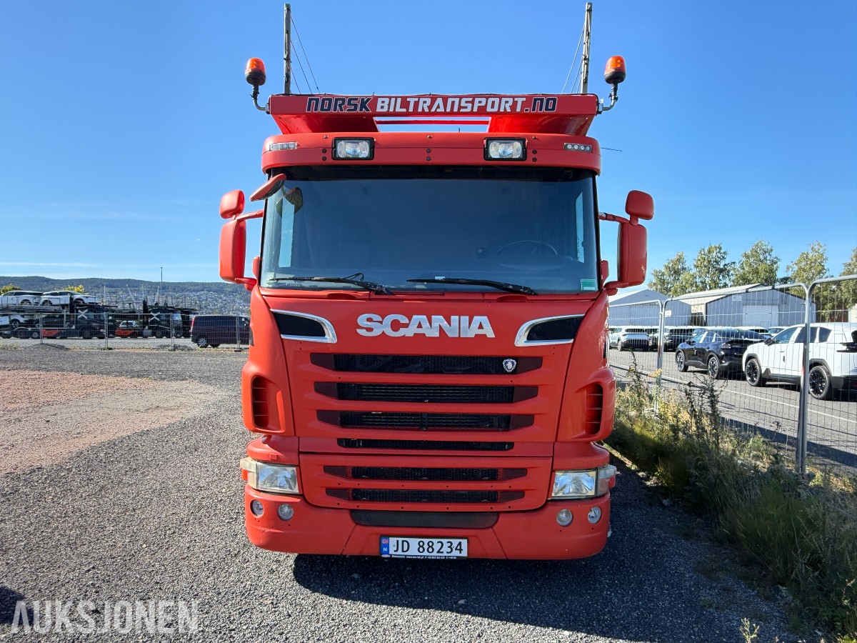 2011 Scania R500 bilfrakter med henger