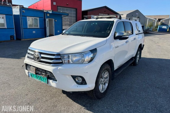 2017 Toyota HiLux 2,4 150hk 4WD 4d med King top / EU-godkjent / 142686km