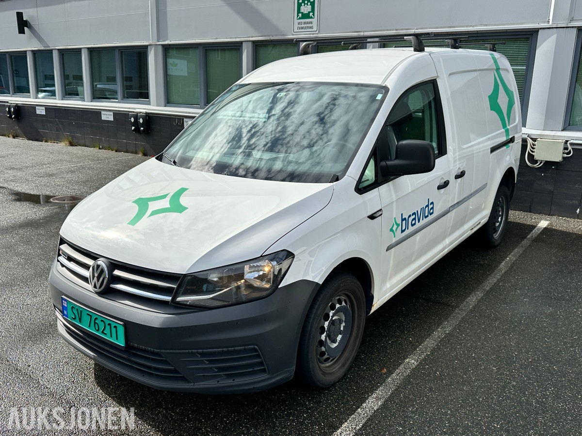 2017 Volkswagen Caddy Maxi 2,0 TDI 122hk 4Motion Repobjekt, WEBASTO/HENGERFESTE, 120663km