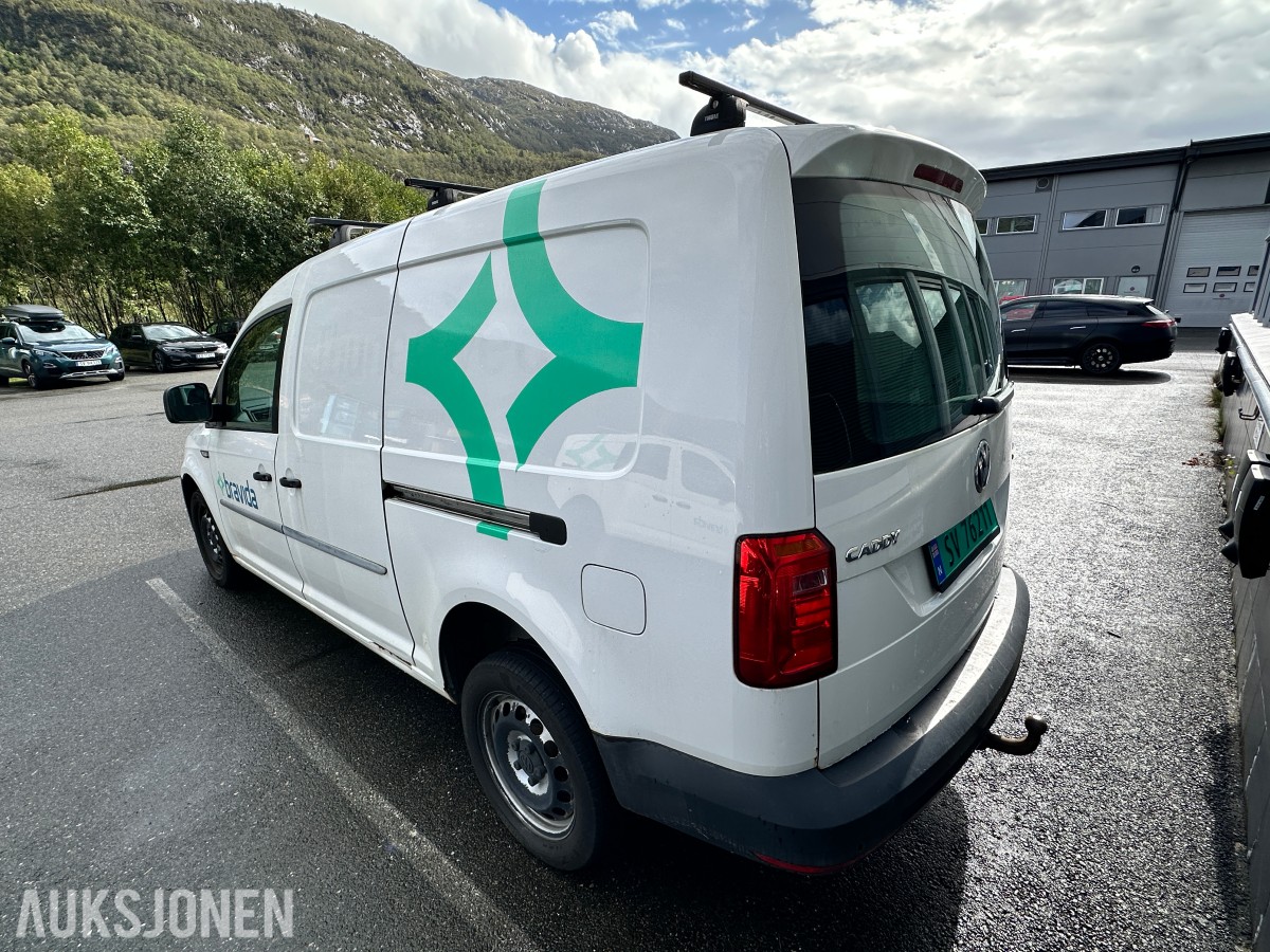 2017 Volkswagen Caddy Maxi 2,0 TDI 122hk 4Motion Repobjekt, WEBASTO/HENGERFESTE, 120663km