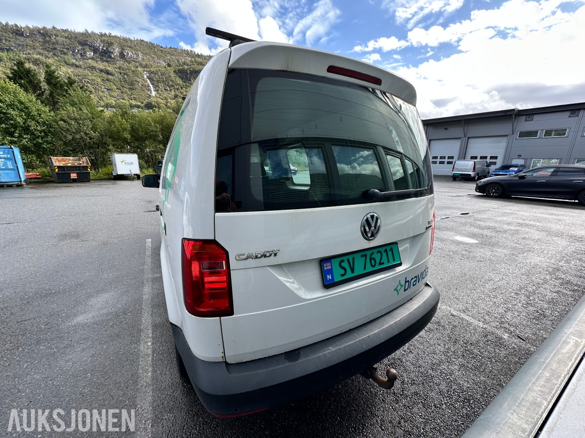 2017 Volkswagen Caddy Maxi 2,0 TDI 122hk 4Motion Repobjekt, WEBASTO/HENGERFESTE, 120663km