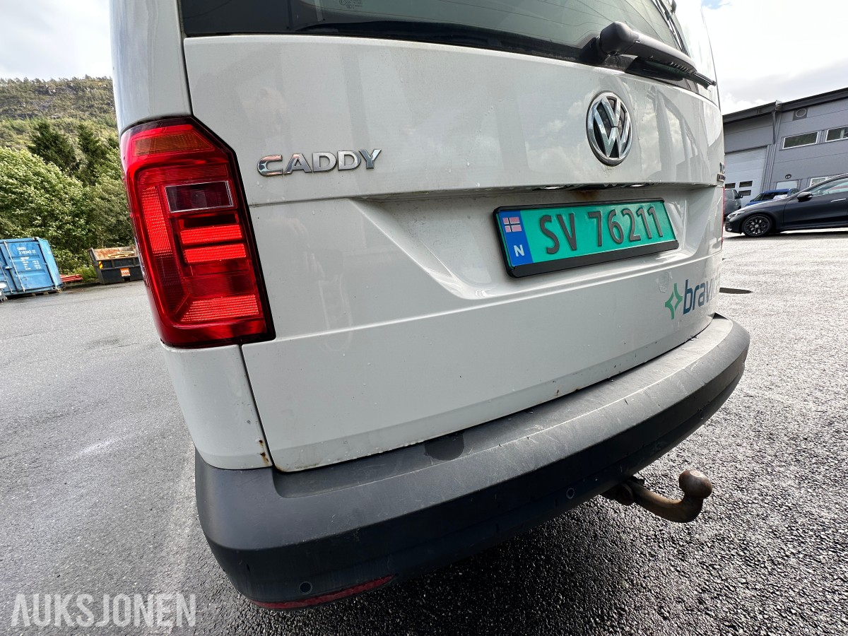 2017 Volkswagen Caddy Maxi 2,0 TDI 122hk 4Motion Repobjekt, WEBASTO/HENGERFESTE, 120663km