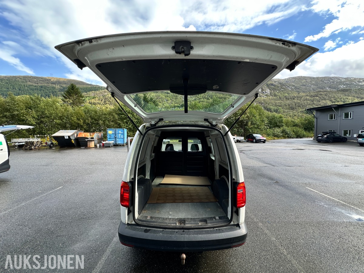 2017 Volkswagen Caddy Maxi 2,0 TDI 122hk 4Motion Repobjekt, WEBASTO/HENGERFESTE, 120663km