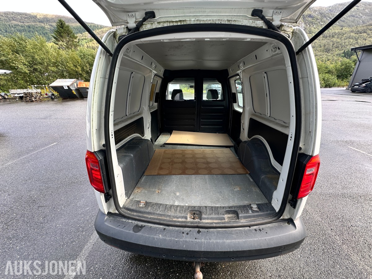 2017 Volkswagen Caddy Maxi 2,0 TDI 122hk 4Motion Repobjekt, WEBASTO/HENGERFESTE, 120663km