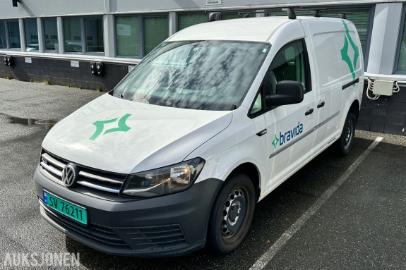 2017 Volkswagen Caddy Maxi 2,0 TDI 122hk 4Motion Repobjekt, WEBASTO/HENGERFESTE, 120663km