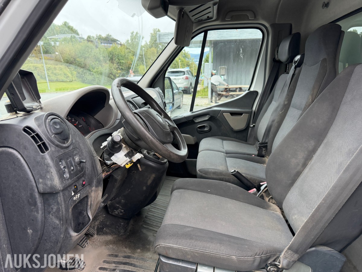 2012 RENAULT MASTER 2,3 DCI 145HK L3 KASSE BAKLØFTER