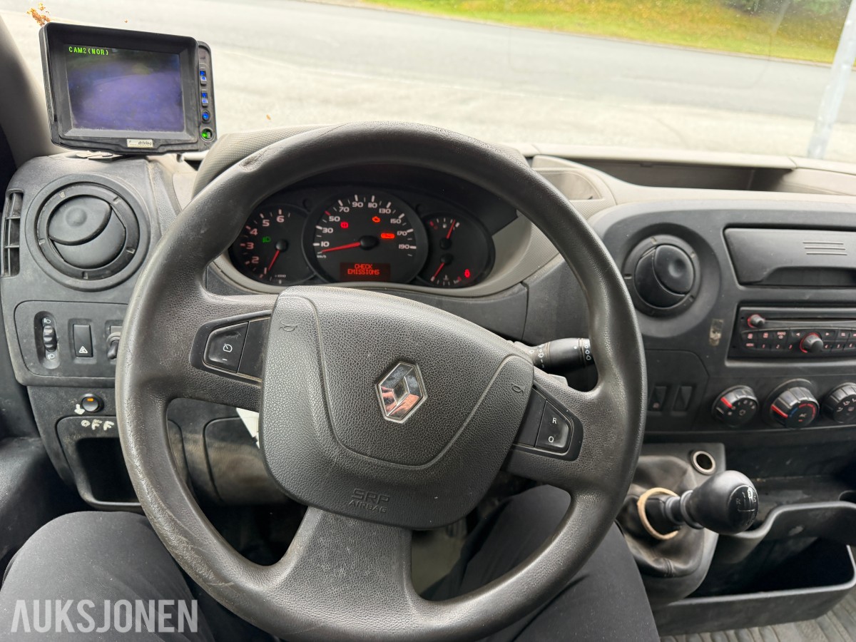 2012 RENAULT MASTER 2,3 DCI 145HK L3 KASSE BAKLØFTER