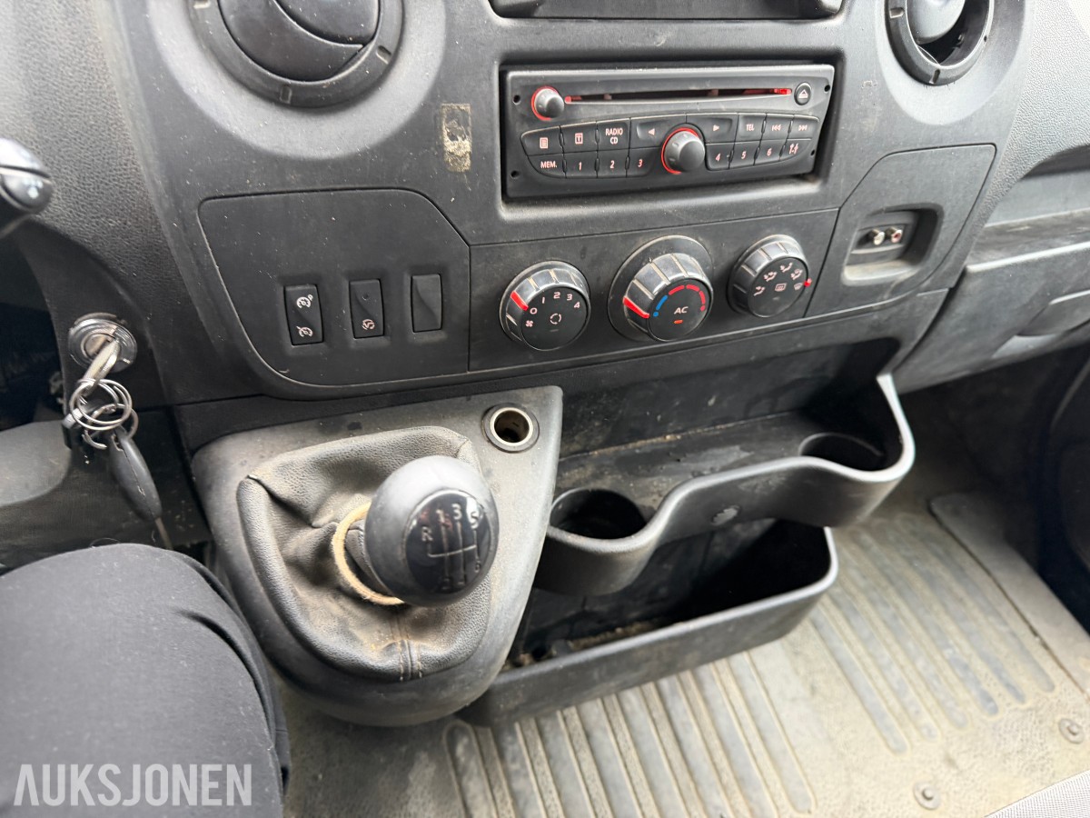 2012 RENAULT MASTER 2,3 DCI 145HK L3 KASSE BAKLØFTER
