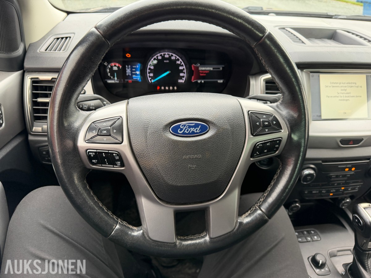 2020 FORD RANGER 2.0 TDCI 213HK 4X4 AUTOMAT HENGERFESTE