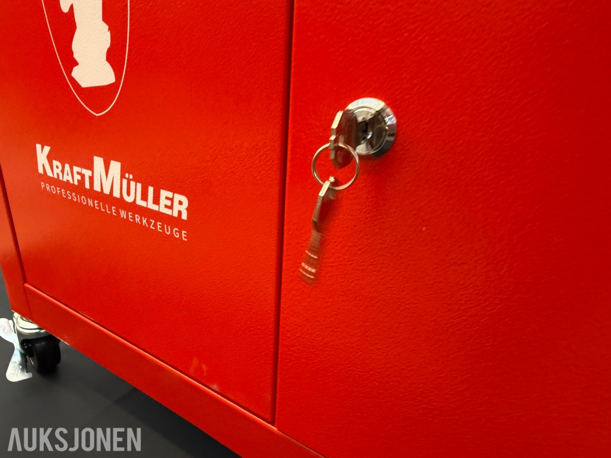 Kraftmuller Verktøyskap med overskap - uten innhold