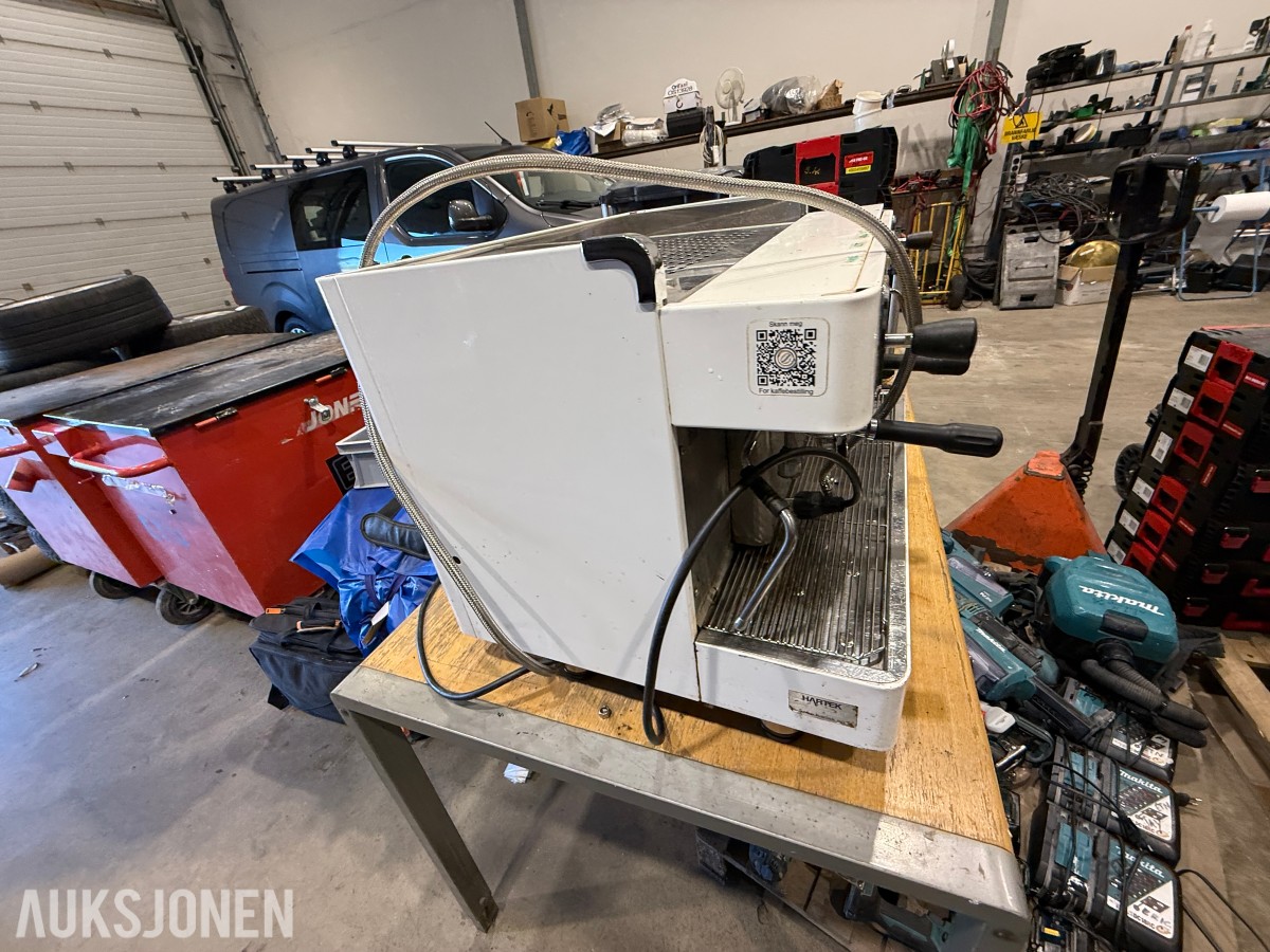 La Rocca profesjonell 2-gruppers espressomaskin / kaffemaskin