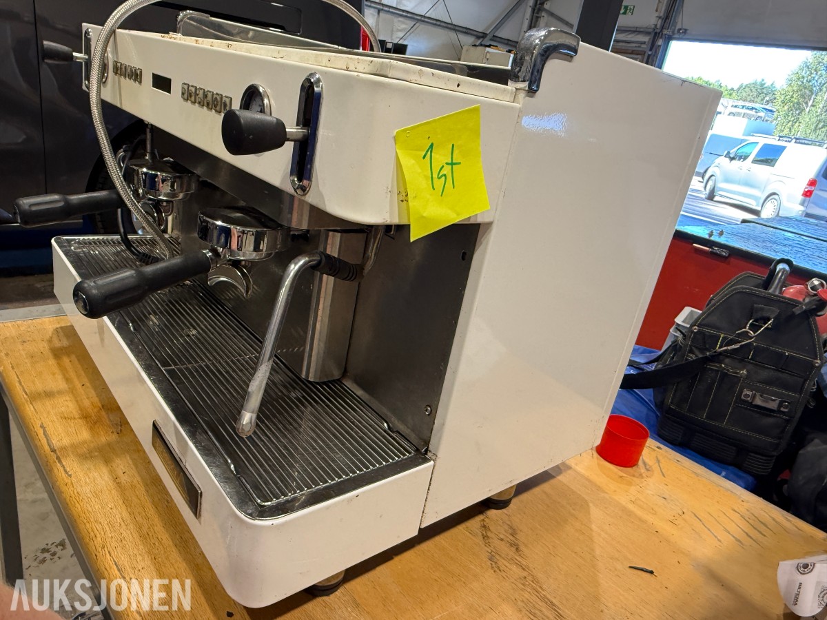 La Rocca profesjonell 2-gruppers espressomaskin / kaffemaskin