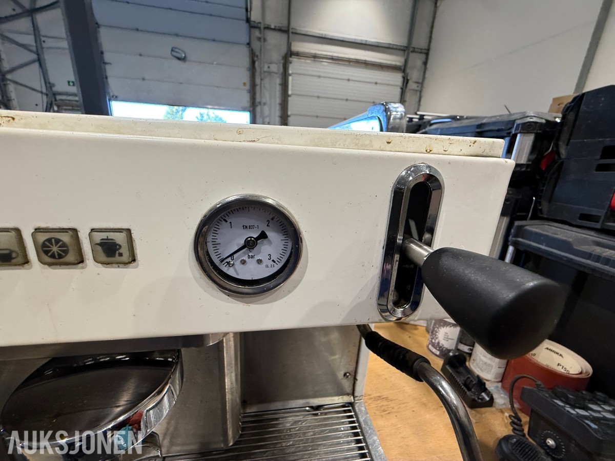 La Rocca profesjonell 2-gruppers espressomaskin / kaffemaskin