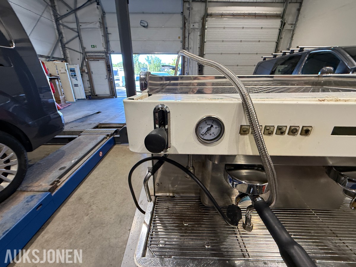 La Rocca profesjonell 2-gruppers espressomaskin / kaffemaskin