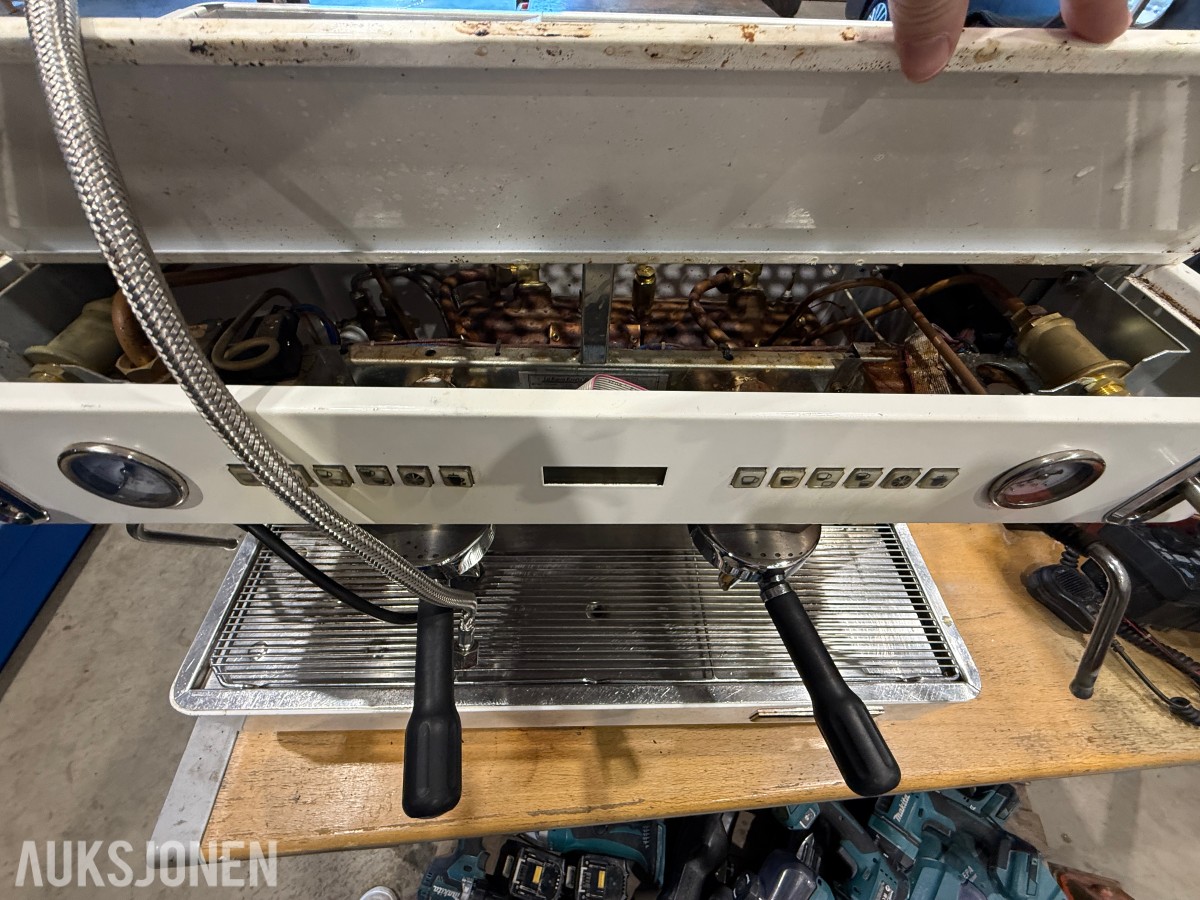 La Rocca profesjonell 2-gruppers espressomaskin / kaffemaskin
