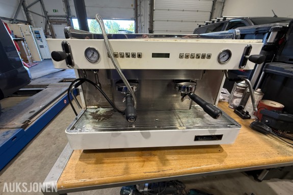 La Rocca profesjonell 2-gruppers espressomaskin / kaffemaskin