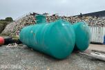 2 stk. Bokn Plast glassfibertanker, ca. 250 cm høyde