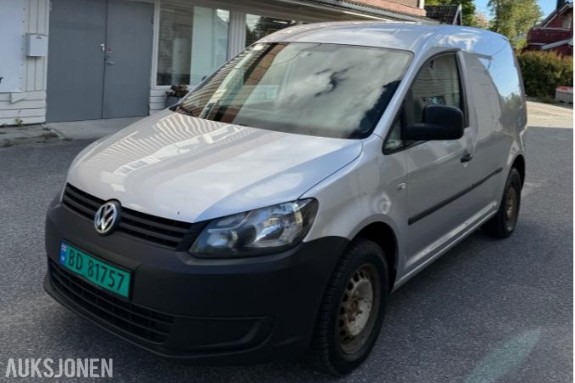 2013 Volkswagen Caddy 1.6 102hk hengerfeste s+v dekk servicer fulgt 