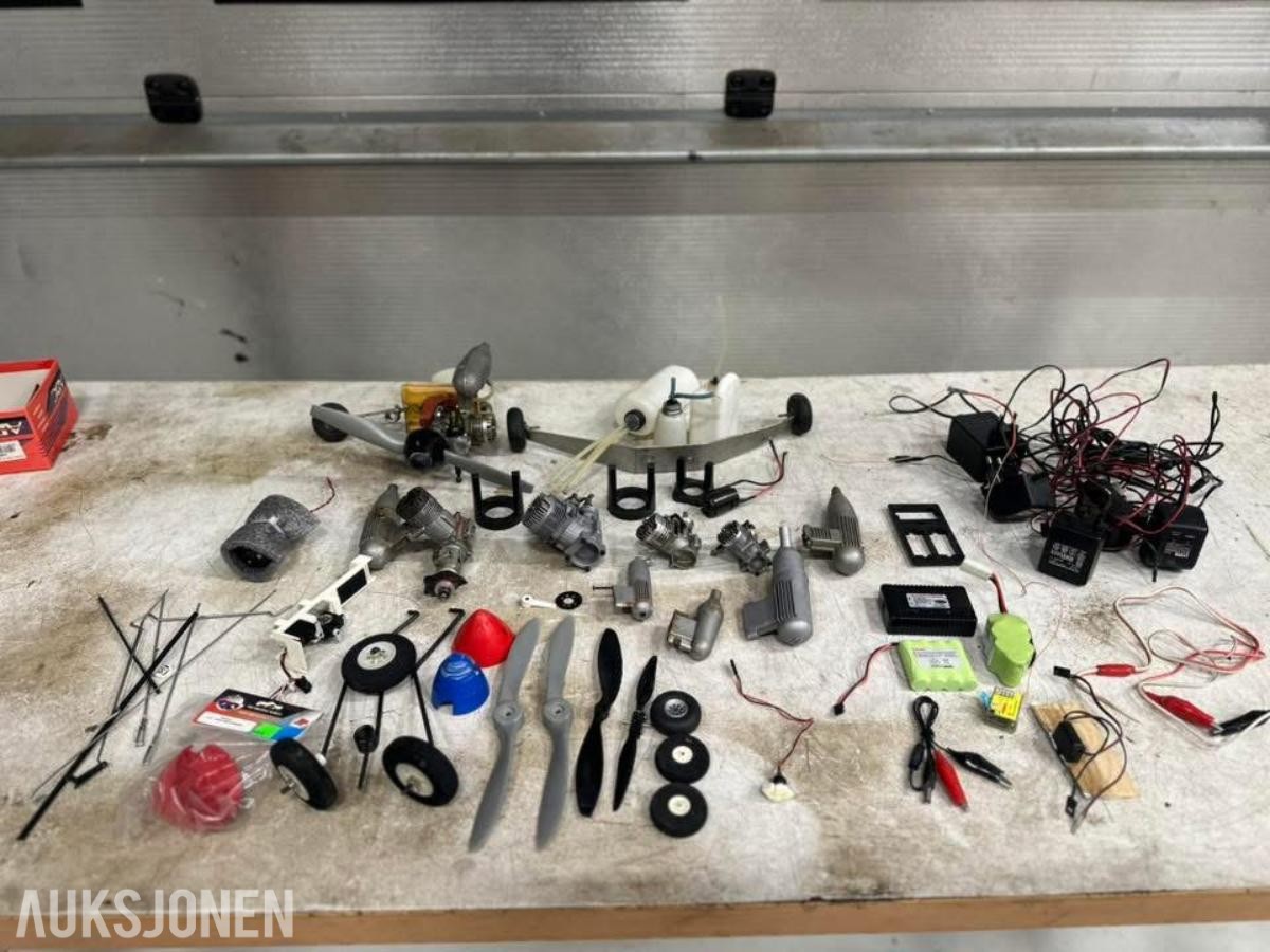 RC FLY + MASSE DELER KONTROLLER OG DELER