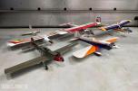 RC FLY + MASSE DELER  KONTROLLER OG DELER