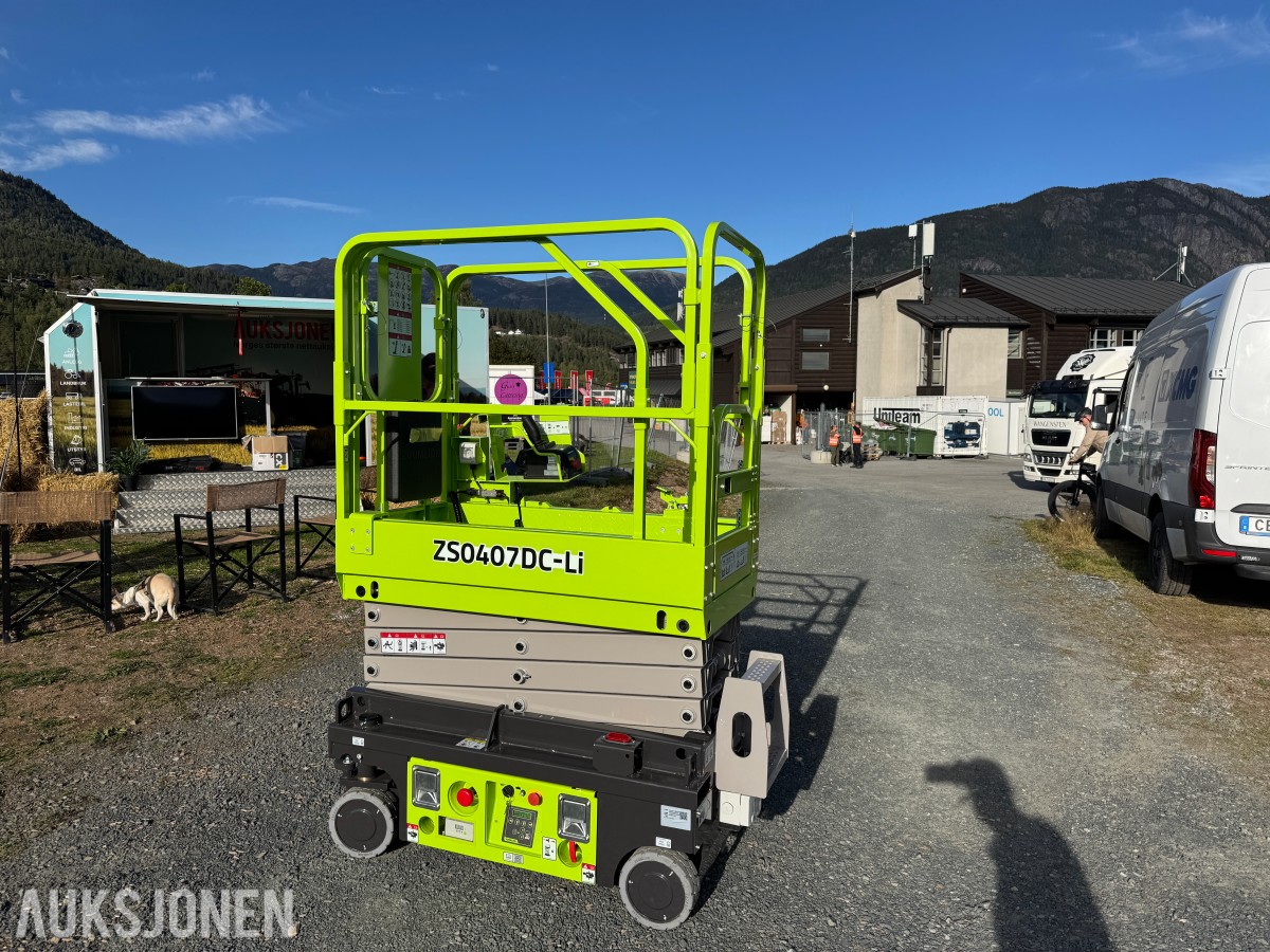 2026 Dyrskun Zoomlion ZS0407DC-Li Sakselift, Li-ion, 240 kg kapasitet