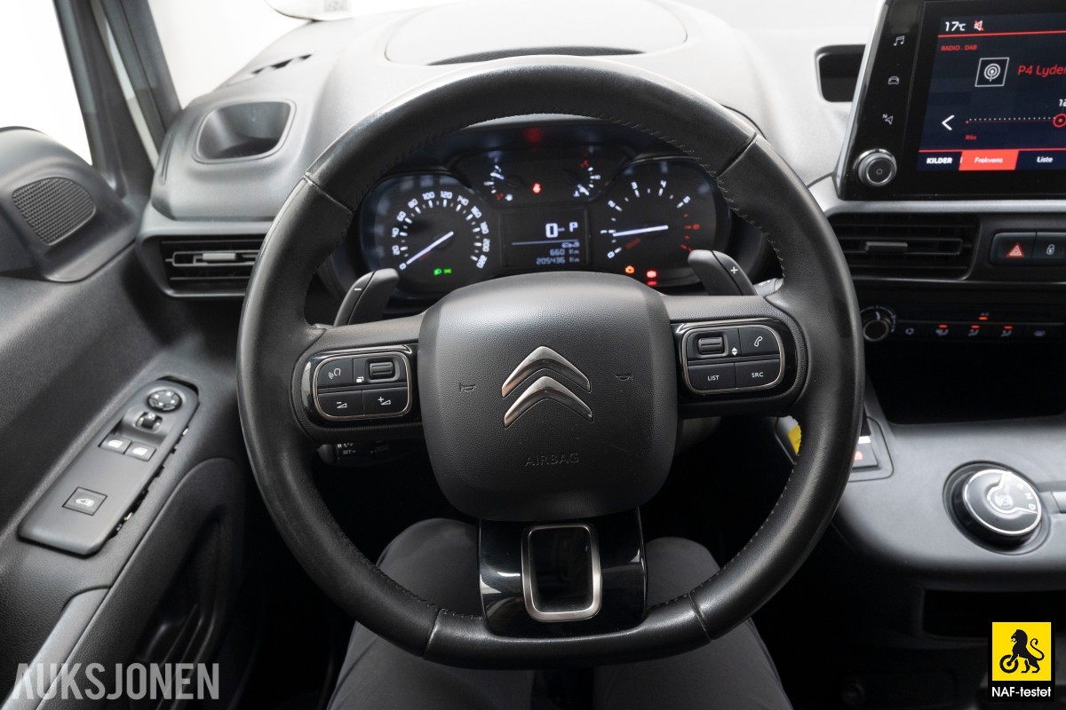 2020 Citroen Berlingo BlueHDI 130 HK L1 AUT CRUISE SKYVEDØRER 