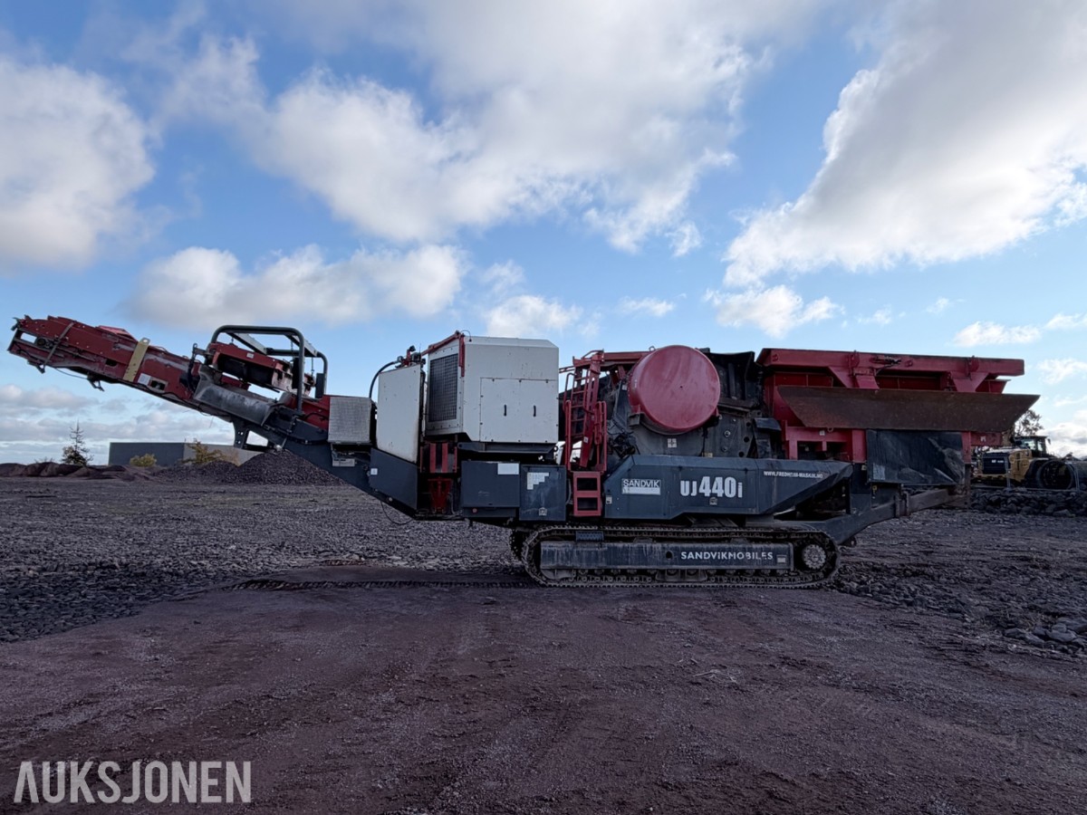 2018 Sandvik UJ440i Classic mobil kjeftknuser– magnetbånd - radiostyring