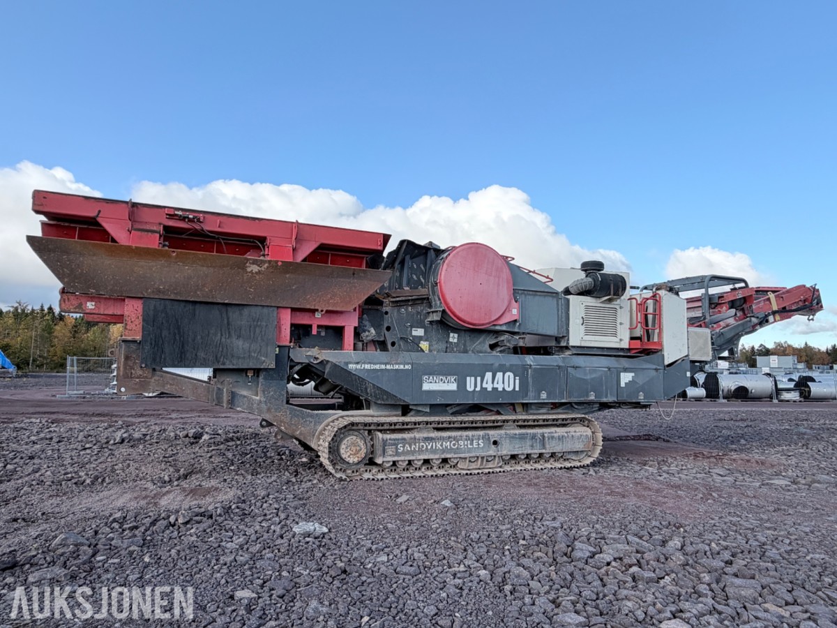 2018 Sandvik UJ440i Classic mobil kjeftknuser– magnetbånd - radiostyring