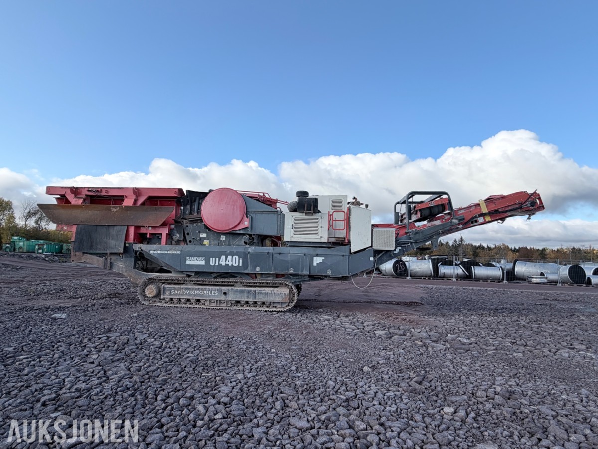 2018 Sandvik UJ440i Classic mobil kjeftknuser– magnetbånd - radiostyring